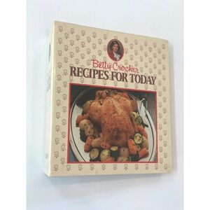 Betty Crocker Recipes for today cookbook binder 1986- vintage cookbook